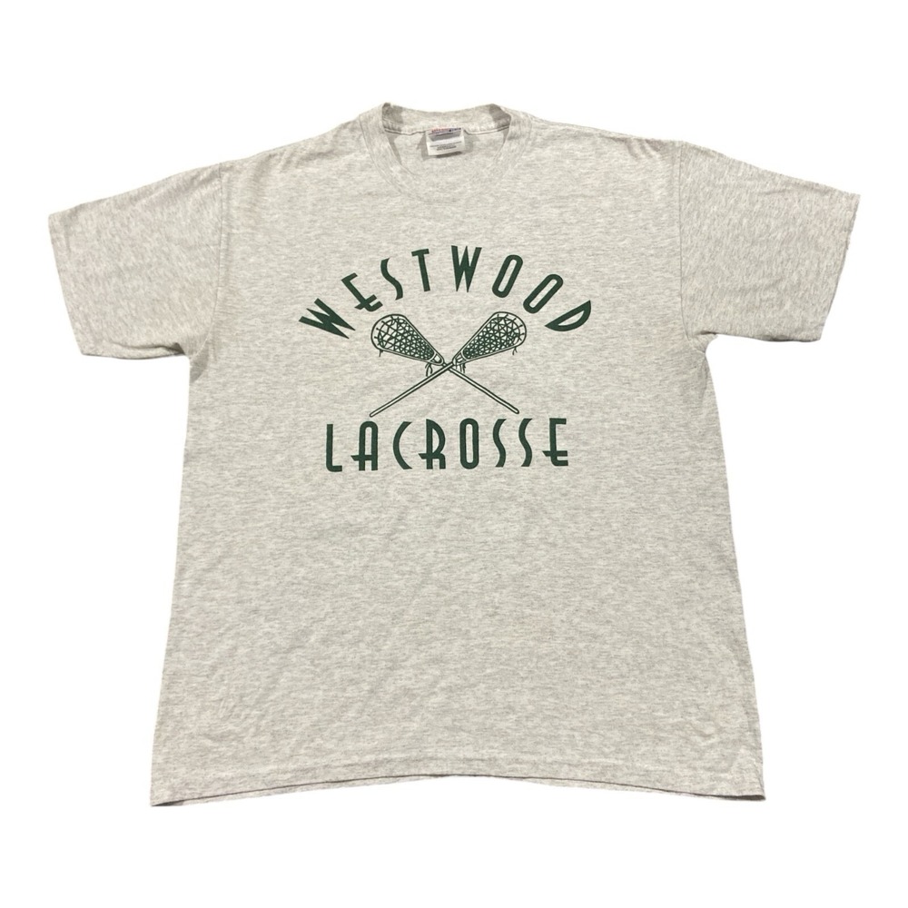 Vintage 90s‎ Men's Westwood Lacrosse Gray Size M TShirt